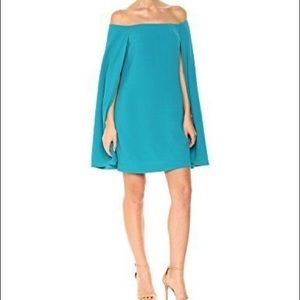 Trina Turk Women's Sculpture Dress, aqua , size 14